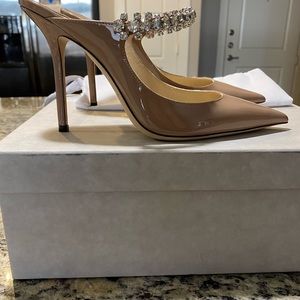 Jimmy Choo mules, new with box and dust bag… Worn at home to try on only..